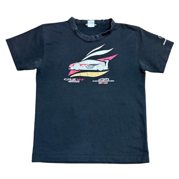Mugen Power CR-Z GT Logo Honda Racing Short Sleeve T Shirt Men's Small Y2K
